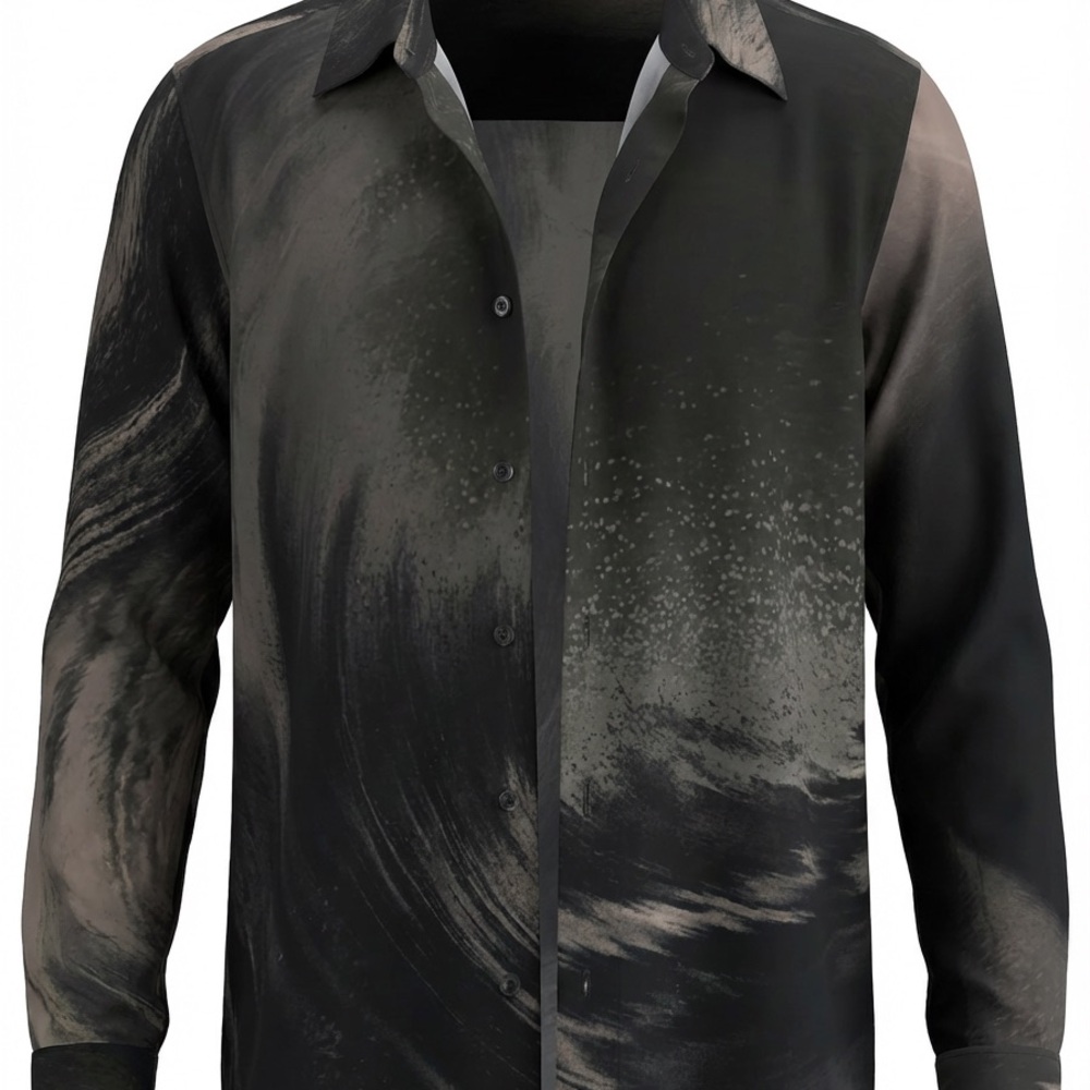 SIMKHAI Graphic Button Down Shirt - image 2